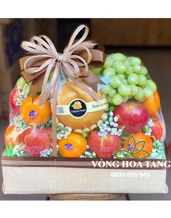 Giỏ trái cây- May mắn tốt lành