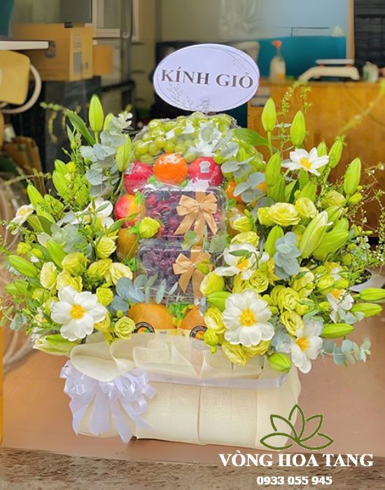 Giỏ trái cây - Thành kính tiễn đưa