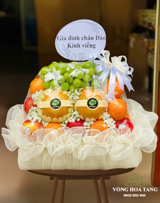 Giỏ trái cây - Thành tâm kính viếng