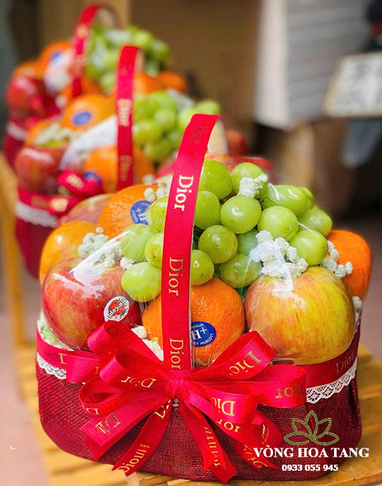 Giỏ trái cây - Luôn yêu đời 